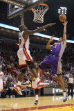 Phoenix Suns v Miami Heat: Josh Childress and Joel Anthony