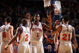 Miami Heat v New York Knicks: Amar'e Stoudemire and Raymond Felton