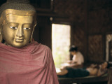 A Buddha Statue in a Woodcarver's House