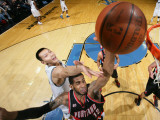 Portland Trail Blazers v Washington Wizards: LaMarcus Aldridge and Yi Jianlian