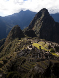 Machu Picchu  a Famous Incan Archaeological Site  in Peru