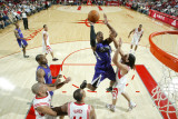 Sacramento Kings v Houston Rockets: Jason Thompson and Luis Scola