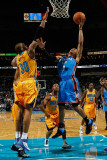Oklahoma City Thunder v New Orleans Hornets: Russell Westbrook and David West