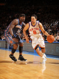 Charlotte Bobcats v New York Knicks: Landry Fields and Stephen Jackson