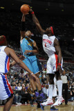 New Orleans Hornets v Detroit Pistons: Ben Wallace and David West