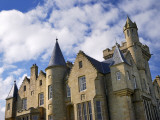 Exterior View of the Turrets at Balfour Castle