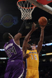 Sacramento Kings v Los Angeles Lakers: Jason Thompson and Ron Artest