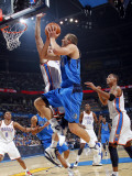 Dallas Mavericks v Oklahoma City Thunder: Dirk Nowitzki and Nenad Krstic