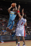 New Orleans Hornets v Detroit Pistons: Trevor Ariza and Tracy McGrady