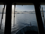 View from the Pilot House of a Ferry from Oban to Castlebay  Barra