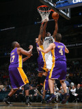 Los Angeles Lakers v Washington Wizards: Trevor Booker  Matt Barnes and Luke Walton
