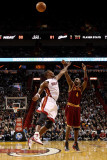 Cleveland Cavaliers  v Miami Heat: Antawn Jamison and Chris Bosh