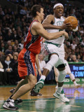 New Jersey Nets v Boston Celtics: Paul Pierce and Kris Humphries