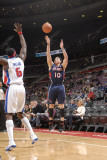 Atlanta Hawks v Detroit Pistons: Mike Bibby and Ben Wallace