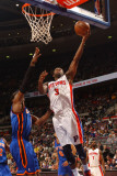 New York Knicks v Detroit Pistons: Rodney Stuckey and Amar'e Stoudemire