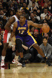 Los Angeles Lakers v Toronto Raptors: Andrew Bynum and Joey Dorsey