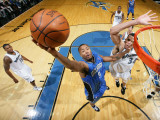 Orlando Magic v Washington Wizards: Rashard Lewis and JaVale McGee