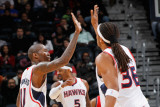 New Jersey Nets v Atlanta Hawks: Jamal Crawford and Etan Thomas