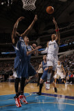 Minnesota Timberwolves v Dallas Mavericks: Shawn Marion  Corey Brewer and Darko Milicic