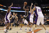 Indiana Pacers v Phoenix Suns: TJ Ford  Goran Dragic and Channing Frye