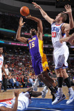 Los Angeles Lakers v Philadelphia 76ers: Ron Artest and Spencer Hawes