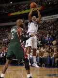 Milwaukee Bucks v Dallas Mavericks: Caron Butler and Corey Maggette