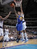 Golden State Warriors v Dallas Mavericks: Monta Ellis and Alexis Ajinca