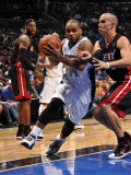 Miami Heat v Orlando Magic: Jameer Nelson and Carlos Arroyo