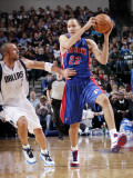 Detroit Pistons v Dallas Mavericks: Tayshaun Prince and Jason Kidd