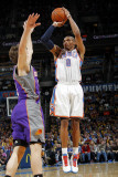 Phoenix Suns v Oklahoma City Thunder: Russell Westbrook and Goran Dragic