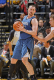 Minnesota Timberwolves v Golden State Warriors: Kevin Love and David Lee