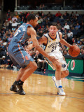 Charlotte Bobcats v Memphis Grizzlies: Greivis Vasquez and Gerald Henderson