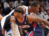 Atlanta Hawks v Orlando Magic: Josh Smith and Dwight Howard