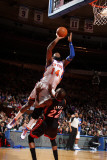 Miami Heat v New York Knicks: Ronny Turiaf and James Jones