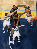 Miami Heat v Memphis Grizzlies: LeBron James  Rudy Gay  Marc Gasol and Darrell Arthur