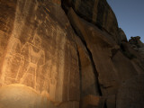 Fremont American Indian Rock Art of Battle and Trophy Heads
