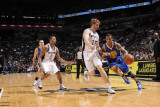 Golden State Warriors v San Antonio Spurs: Monta Ellis and Matt Bonner