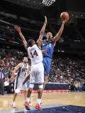 Washington Wizards v New Jersey Nets: Javale McGee and Derrick Favors