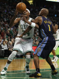Denver Nuggets v Boston Celtics: Paul Pierce and Chauncey Billups