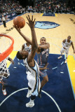 Charlotte Bobcats v Memphis Grizzlies: Boris Diaw and Hasheem Thabeet