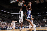 Memphis Grizzlies v San Antonio Spurs: Sam Young and Antonio McDyess