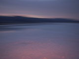 Sunset Behind the Panamint Mountains on the West Edge of Death Valley