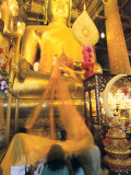 A Saffron Robe Blessing at Wat Phanan Choeng