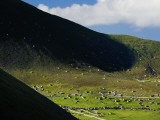 Drystone Wall Remnants of the Abandoned Village of Hirta