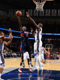 Atlanta Hawks v New Jersey Nets: Jamal Crawford and Johan Petro
