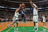 Denver Nuggets v Boston Celtics: Ty Lawson and Glen Davis