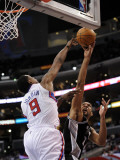 San Antonio Spurs v Los Angeles Clippers: Tim Duncan and DeAndre Jordan