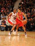 Houston Rockets v Toronto Raptors: Kevin Martin and DeMar DeRozan