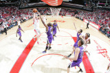 Sacramento Kings v Houston Rockets: Chase Budinger and Carl Landry