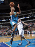 New Orleans Hornets v Dallas Mavericks: Jerryd Bayless and Jose Barea
